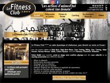 Tablet Screenshot of le-fitness-club.com
